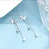 Cercei lungi argint 925 fluturi, comozi 1.9g