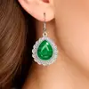 Cercei piatra Malachit