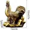 Cocos feng shui pe munte de aur, remediu pentru castiguri si inlaturare energii negative, statueta auriu, 9,5cm