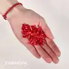 Coral pietre semipretioase, cristale pentru eliberarea energiilor negative, spartura decor 1-3 mm rosu 26g