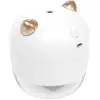 Difuzor aromaterapie Pisica, umidificator cu led, alb 200 ml