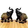 Elefant cu trompa in sus, obiect pentru noroc si prosperitate, negru