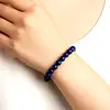 Set brățară și inel Lapis Lazuli ajustabile