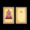 Card amuletă războinică pentru protecție aurie Feng Shui cu generalul Tai Sui
