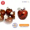 Mar Jasp, piatra semipretioasa, crenguta cu strasuri 4 cm rosu