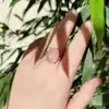 Inel cuart roz, piatra iubirii necondiționate, pietre montate oțel inoxidabil, reglabil