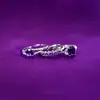 Inel Ametist, piatra fericirii 8 mm oval mov ajustabil