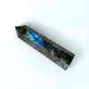 Obelisc cristal Labradorit, piatra semipretioasa care stimuleaza intuitia si originalitatea, turn decor multicolor 8 - 12cm, 60g