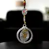 Amuleta 8 simboluri norocoase tibetane Ashtamangala, multiplicarea norocului, se roteste, metal premium argintiu snur