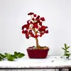 Copacei cristal Coral, piatra de protecție de rele, 13 cm