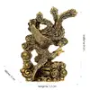 Phoenix cu Dragon, set 2 statuete feng shui puternice pentru dragoste, casnicie fericita si de durata, auriu