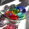 Set 12 pietre ale dorințelor, cristale k9 formă diamant mare 4.5 cm, cutie satin