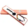Set cadou colier piatră stea 6 colțuri obsidian și brățară 7 chakre pătrat