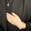Set brățară, inel și pandantiv în formă de inimă Cuartz Roz ajustabile, in cutie bijuterii