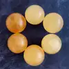 Sfera Citrin, piatra de generare energie, sfere de cristal 5-6 cm suport lemn inclus