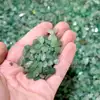 Aventurin spartura decor, pietre semipretioase pentru atragerea norocului, 50 gr verde