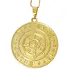 Medalion steaua lui David, talisman pentru indeplinirea dorintelor, lantisor auriu
