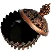 Vasul Abundentei, obiect feng shui cu 8 simboluri norocoase pentru atragerea banilor, metal bronz