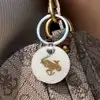 Zodia Capricorn breloc chei, pandantiv sidef alb, 30 mm
