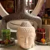 Lampa aromaterapie Buddha, vas mare pentru ardere