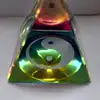 Piramida din cristal cu simbolul Yin Yang,
