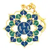 Breloc amuleta 2024 cu silaba HUM, remediu feng shui de protecție, metal solid