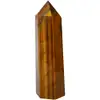 Obelisc cristal Ochi de Tigru, turn decor, mov 8 - 12cm, 60g