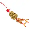 Mistret amuleta feng shui pentru harnicie si noroc la bani, generozitate si altruism, auriu snur rosu