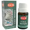 Atrage bani, ulei aromaterapie gama HEM profesional Call Money Fragrance Oil, aroma concepută pentru a spori veniturile, 10 ml