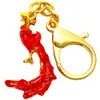 Breloc Phoenix, amuletă feng shui 2023 pentru revitalizare și succes, metal solid roșu