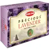 Conuri parfumate Lavanda, HEM profesional, aroma fresh, 10 conuri (25g) aromaterapie, suport metalic inclus
