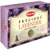 Conuri parfumate Lavanda, HEM profesional, calm si echilibru, 10 conuri (25g) aromaterapie, suport metalic inclus