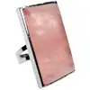Inel Cuartz Roz, piatra 3 cm forma dreptunghiulară, reglabil