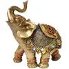 Elefant feng shui cu trompa in sus, statueta pentru noroc, succes si prosperitate