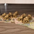 Broasca banilor cu Ru Yi și moneda, broscuta aducatoare de bani, 5 cm