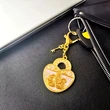 Breloc Lacătele Dragostei cu rate mandarin, amuletă pentru cuplu, metal de calitate