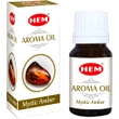 Ulei de Ambra aromaterapie, gama profesionala Hem Mystic Amber oil, aroma dulce orientală, 10 ml