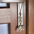 Elefant al bogatiei cu trompa in sus, amuleta norocoasa pentru fericire, metal calitate snur
