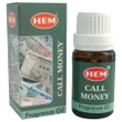 Atrage bani, ulei aromaterapie gama HEM profesional Call Money Fragrance Oil, aroma lemnoasă, 10 ml