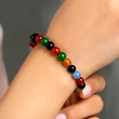Set bratara Agata multicolor cu felicitare personalizata