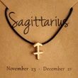 Sagetator, bratari cu snur si zodii, semn zodiacal foc, bratara picior sau mana circumferinta incheietura 17-32 cm reglabila, negru