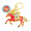 Breloc Cal de Vant Rosu amulete feng shui pentru cariera si succes, folosite si ca brelocuri auto, metal