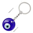 Breloc Ochi turcesc magic norocos, amuletă de protecție a relațiilor și împotriva invidiei, albastru 7.5 cm