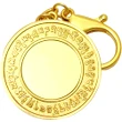 Breloc pentru zodia Șarpe, amuletă feng shui pentru dragoste, metal roz de calitate 10.5 cm