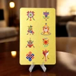 Card Copacul Banilor, amuleta bani cu 8 simboluri norocoase, auriu