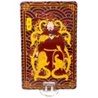 Card amuleta Tai Sui 2025, împotriva energiilor negative, polimer 8 cm cu suport
