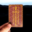 Card amuleta Tai Sui 2025, împotriva energiilor negative, polimer 8 cm cu suport
