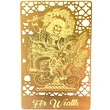 Card pentru bogatie, mantre pentru a creste averea si profiturile, metalic auriu