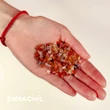 Carneol Spartura decor, cristale pentru succes si energie pozitiva, piatra semipretioasa 1-3 mm rosu 26g