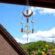 Clopoței de vânt cu semiluna, bufniță sau elefanti, decor pentru fereastră, balcon sau ușă, simbol al înțelepciunii și rezistenței, ideal pentru casă, 2 modele 68 cm